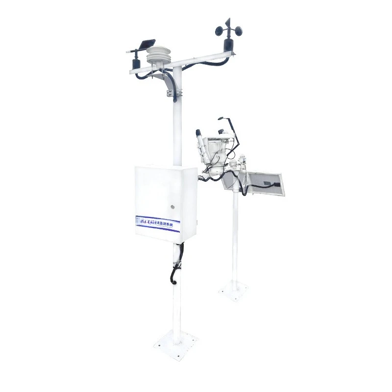 Stazione meteorologica fotovoltaica Centrale elettrica distribuita Temperatura e umidità Radiazione totale Monitor ambientale Solare