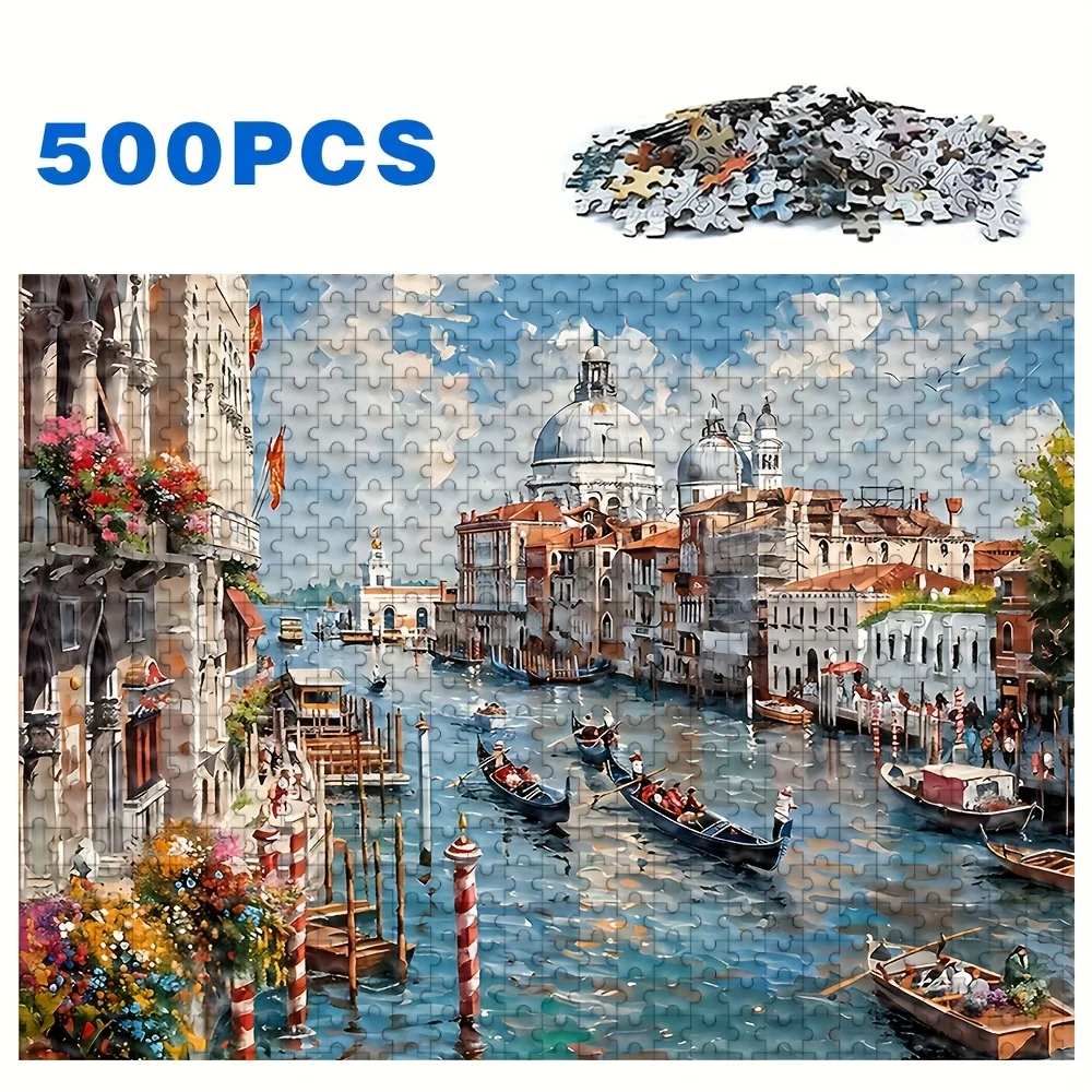 500/1000ピース 大人向けパズル、高品質でリラックスできるファミリーゲーム、誕生日、クリスマス、ハロウィン、ギフトに最適、ベストチョイス