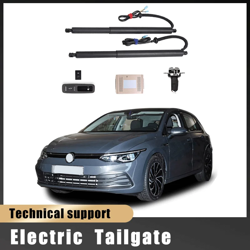 

Электрическая задняя дверь автомобиля для Volkswagen VW Golf 8 2021 + интеллектуальный переключатель переднего багажника автомобиля, электрический подъемник