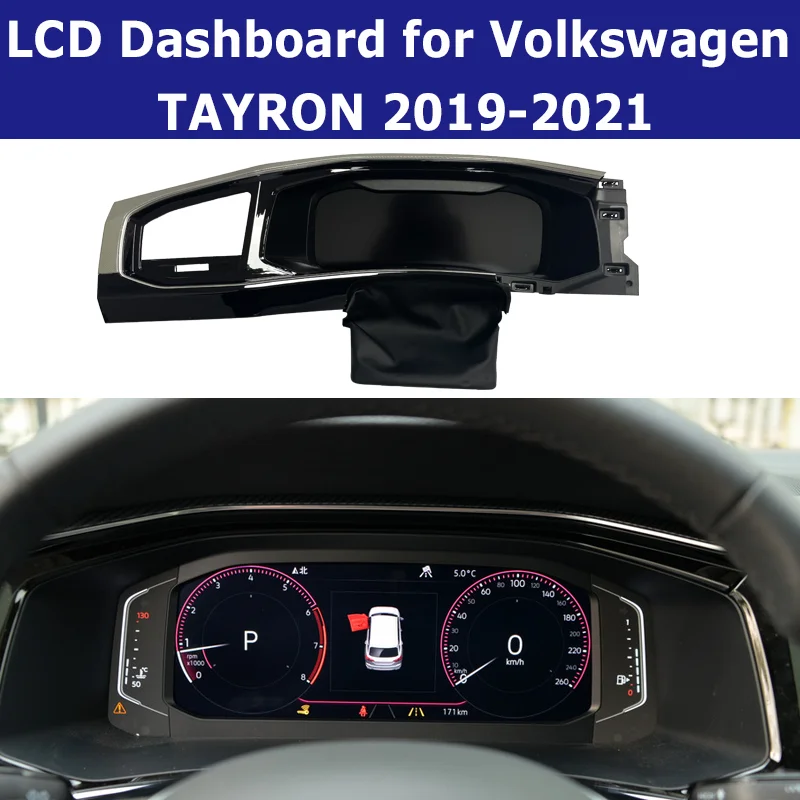 

Digital Dashboard Panel Virtual Instrument Cluster CockPit LCD Speedometer for VW TAYRON 2019-2021