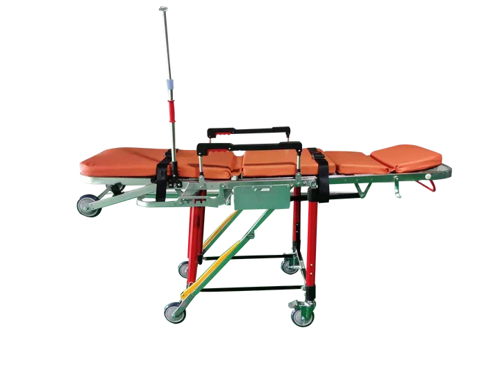 Folding Care Support Frame Metal Steel Material Manual Portable Moving Bracket