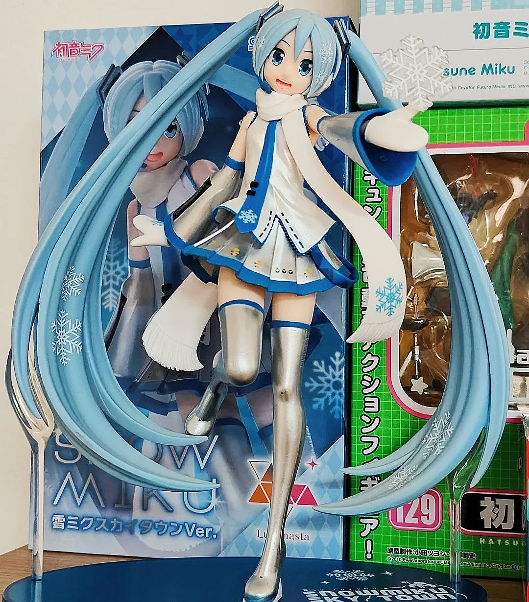 日本正規品-セガ-スノーミク-スカイタウン-プライズフィギュア-初音ミク-冬祭り限定版