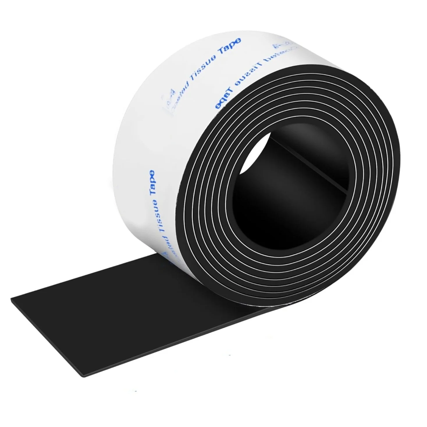 Tiras adesivas de silicone de 0,6 pol. de espessura, pés de silicone adesivos antiderrapantes para qualquer mobília e eletrodomésticos 2,8x40 polegadas