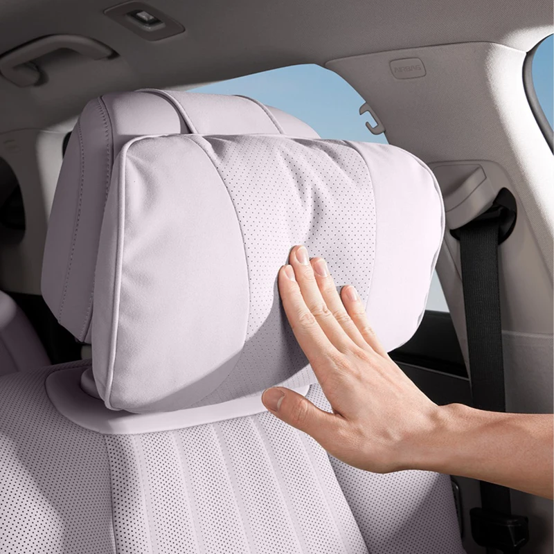 

For BYD Han EV DM-i High Quality Neck Pillow Soft Thick Cotton Core Headrest Neck Rest Support Cushion Car Seat Accessories