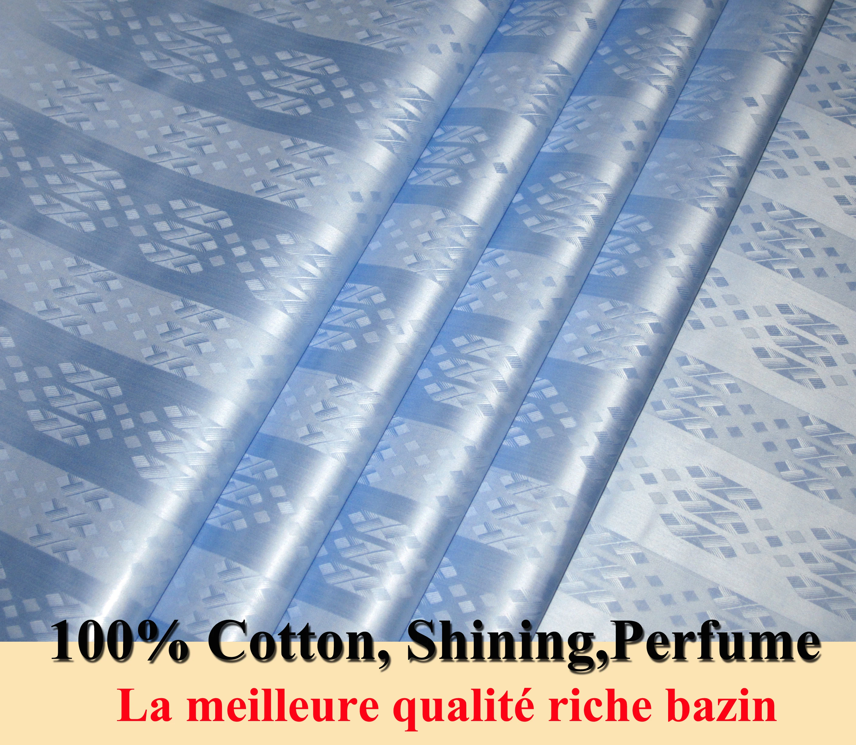 Shining Austria Quality 2025 New Bazin Riche Fabric GetzhTex Guinea Brocade Fabric 100% Cotton Shadda Damask Perfume