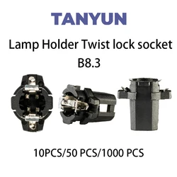 TANYUN Signal Lamp B8.3D Twist Socket Instrument Panel Cluster Socket Lamp Holder Base PC74 B8.3D Socket Car Bulbs Base PC194