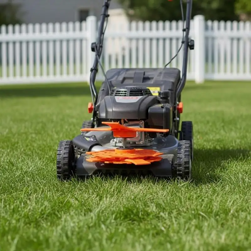 Lawn Mower Replacement Trimmer Blade Sharp Edge Anti-Rust High Wear Resistant for Outdoor Garden Grass Care Maintenance