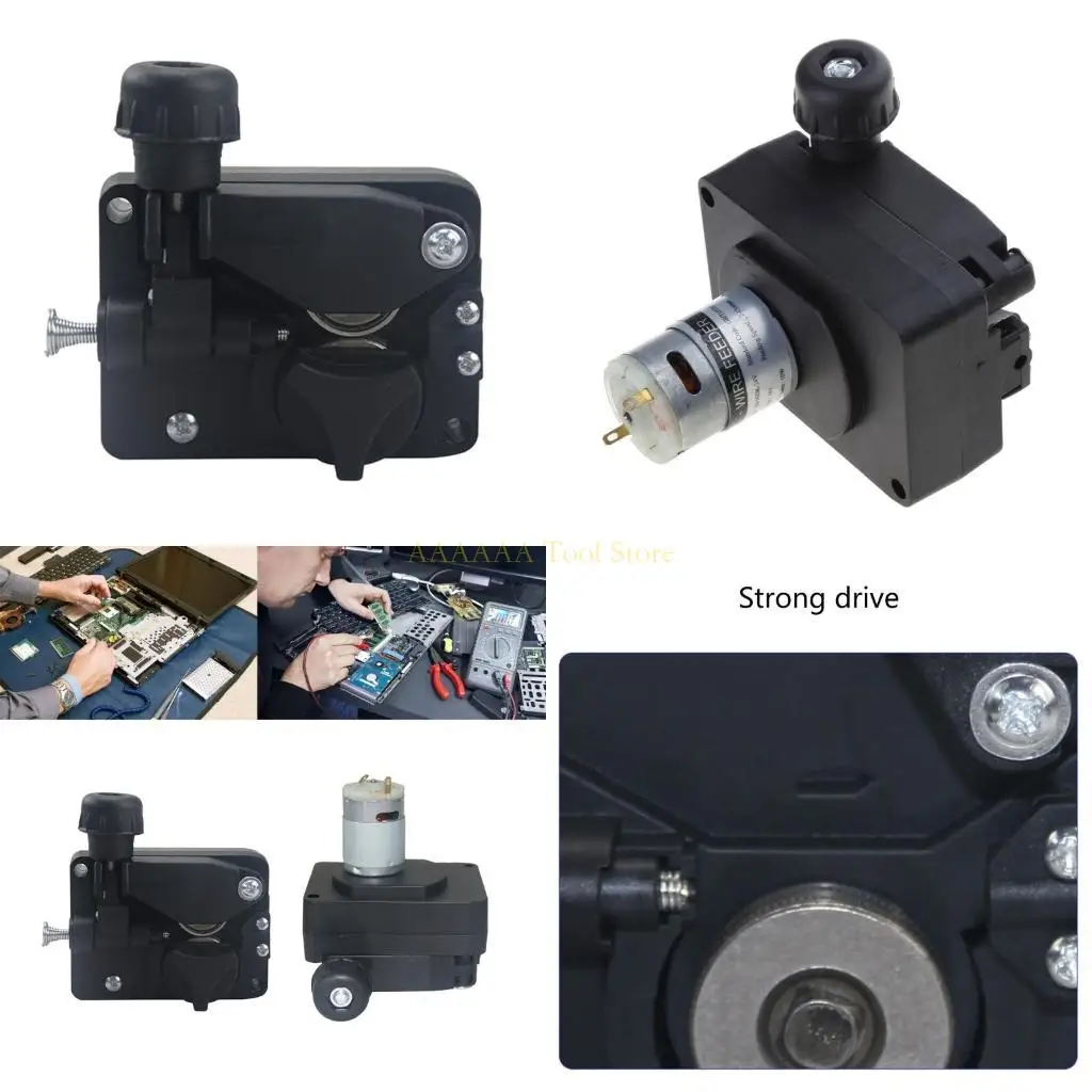 

A2BE DC24V/12V Mini Wire Feeder Light Duty MIG Wire Feeder Assembly Single Drives Roll Wire Feed Machine For Mig Welder