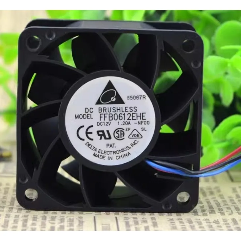 New CPU Fan for Delta FFB0612EHE 12V 1.2A Double Ball Bearing 6CM 60X60X38mm