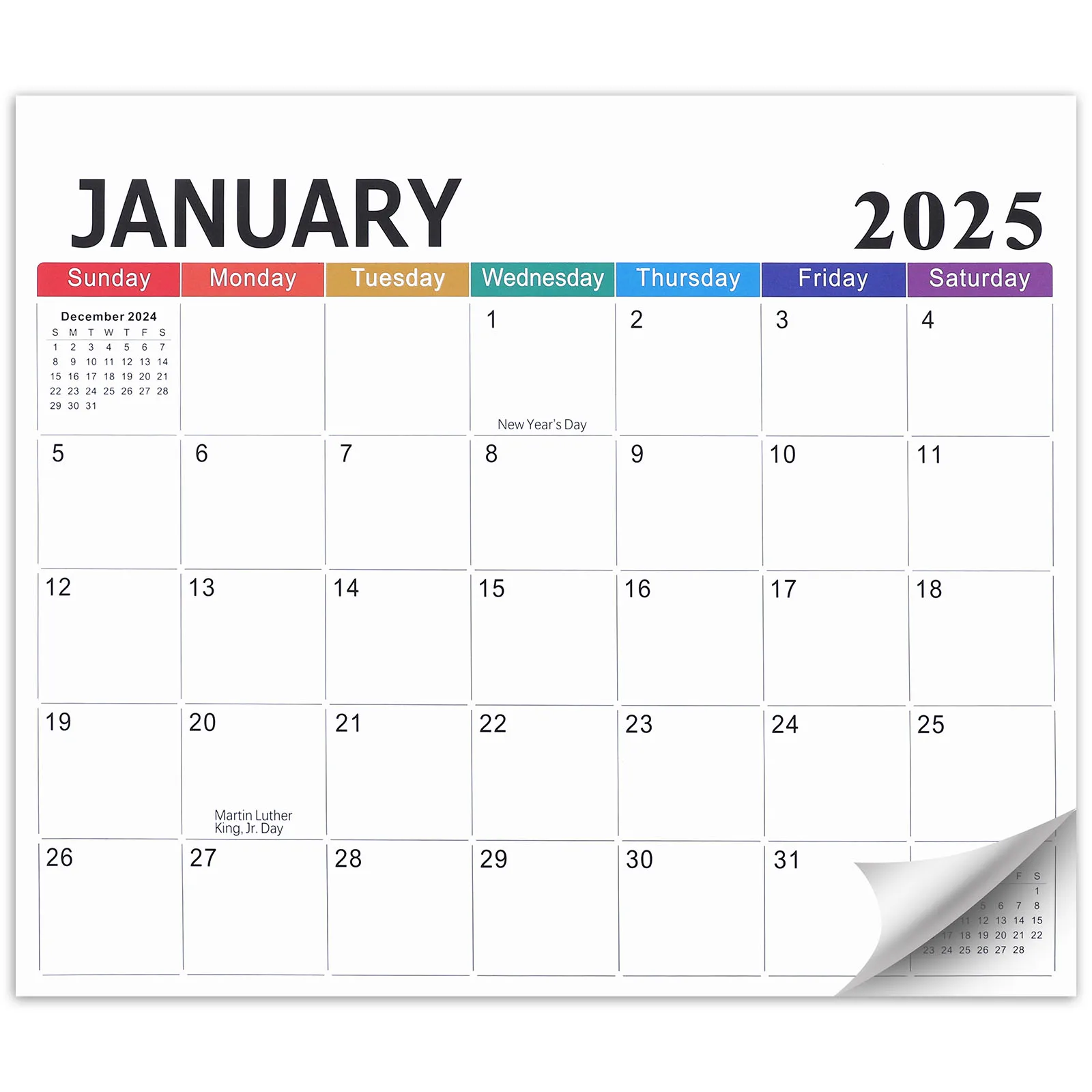 

18pcs Calendar Fridge Planner Monthly Planner For The Refrigerator Large Monthly for Refrigerator