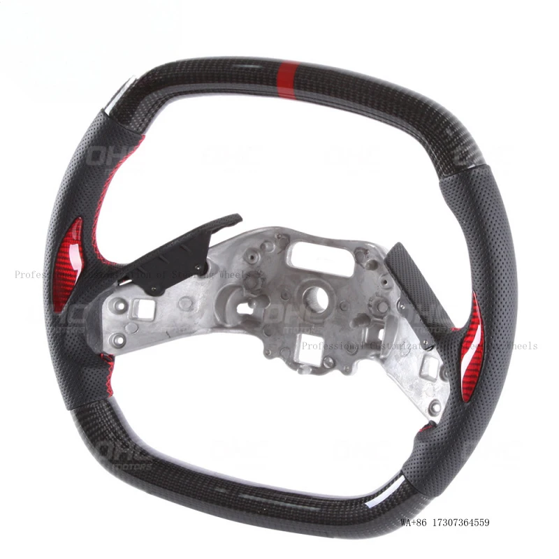 Carbon fiber steering wheel suitable for Chevrolet Corvette C8 convertible 2016~2019 Devil's Horn