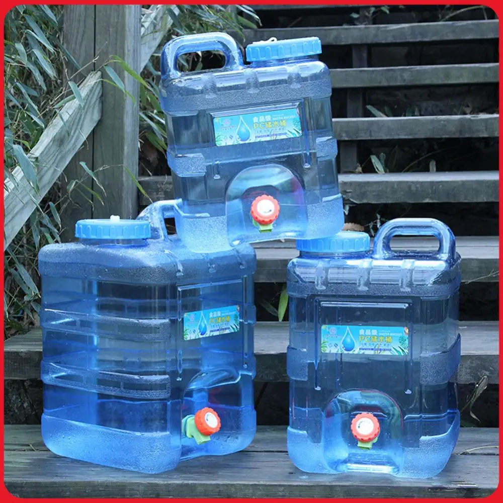 

Контейнер для воды для кемпинга, 18/20/22 л, герметичный, для чистой воды, большой емкости, легко чистится, с краном, для походов и рыбалки