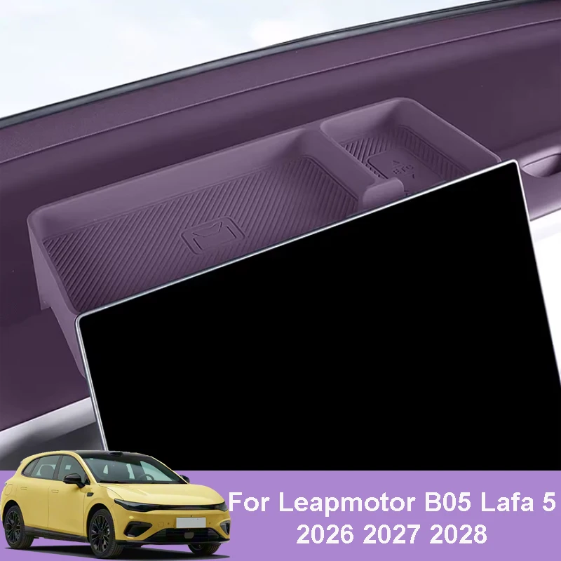 

For Leapmotor B05 Lafa 5 2026 2027 2028 Car Instrument Navigation Screen Rear Storage Box Interior Tissue Box Accessories