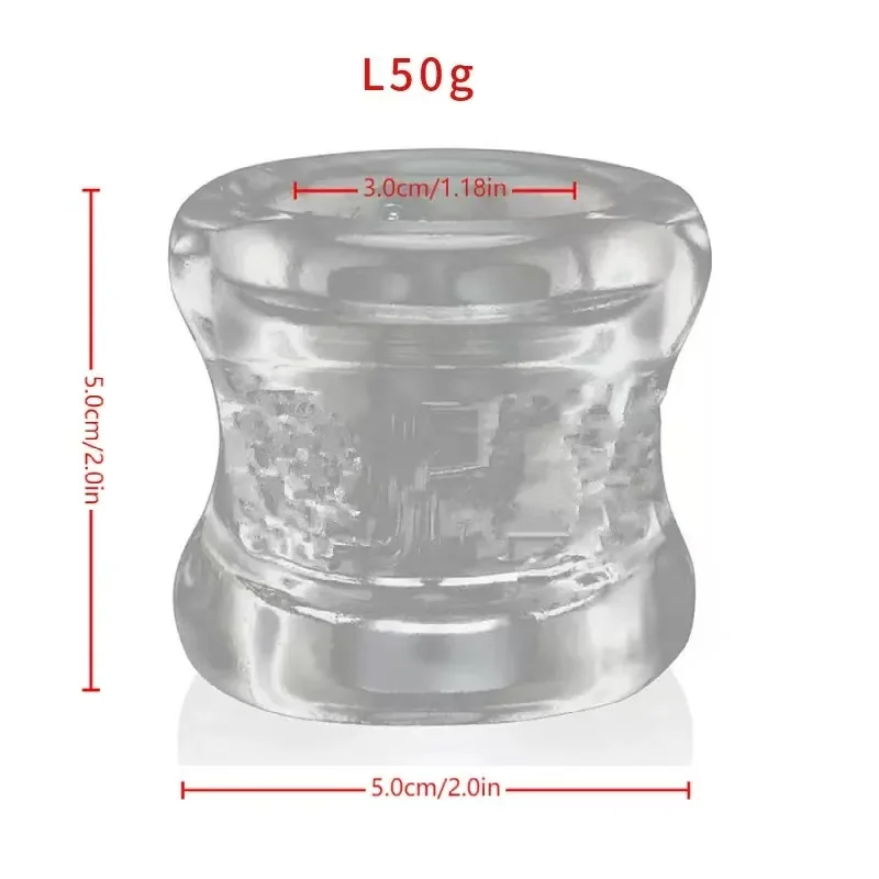 Male Ball Stretcher Testis Restraints Cock Penis Rings Erection Lasting Time Delay Ejaculation Sex Toys for Men Gay Adult Games - Image 5