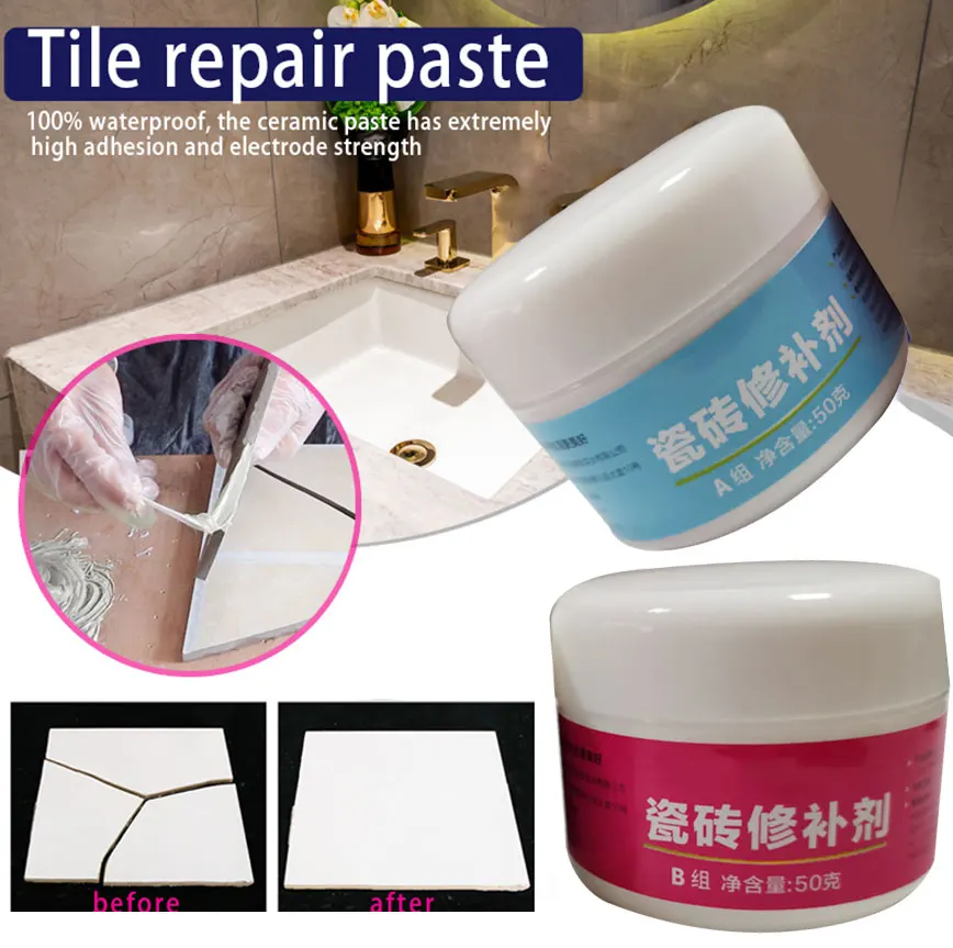 

Ceramic Tile Repair Agents Shower Fiberglass Ceramic Tile Tub Marble Artificial Stone Toilet Wash Basin Repair Agent Home Tools