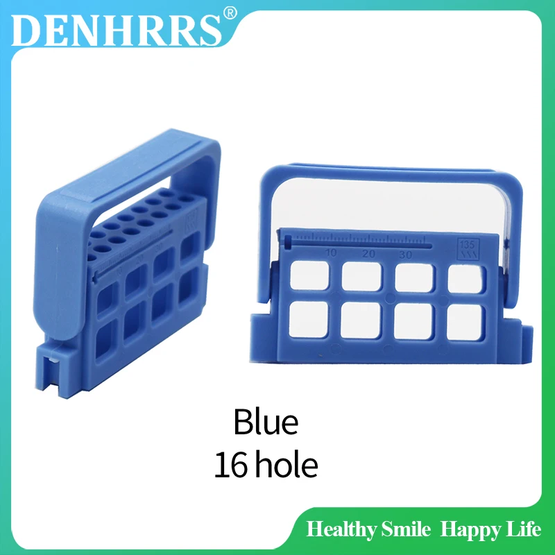 

1 шт., 8/16 отверстий, держатель для стоматологических файлов, эндо-подставка, эндодонтический лоток для эндодонтических файлов, органайзер, эндодонтическая коробка