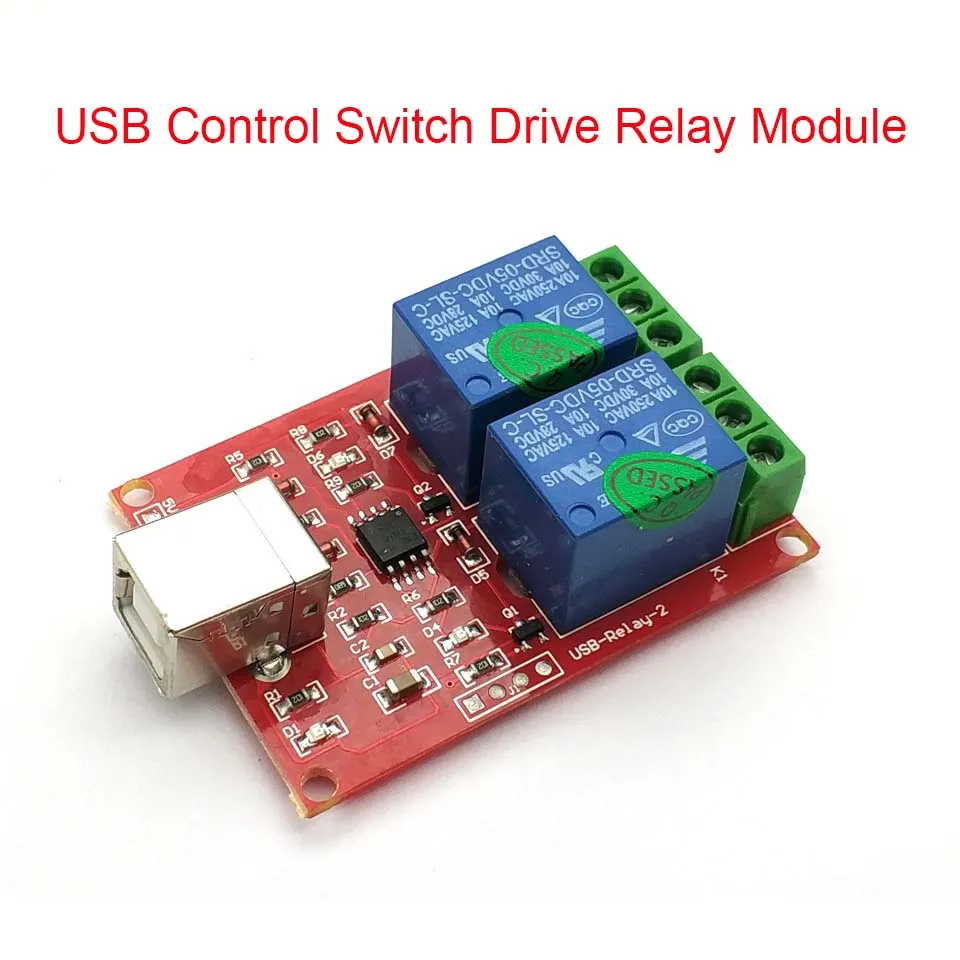 5V 2-Kanal-USB-Relais-Steuerschalter Programmier bare Computers teuerung für intelligente Smart-Home-PC-Controller