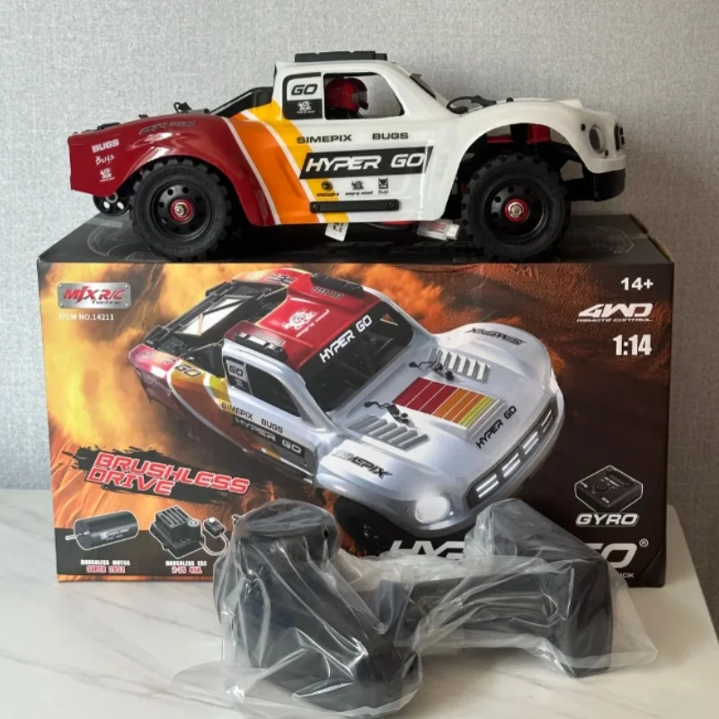 MJX 14211 1:12 Professional Remote Control Short Track Truck, Hydraulic Shock Absorbers, 3S Lithium Polymer Battery Ready to Use