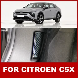 Stainless Steel Front Engine Hood Switch Sequin Cover Trim Car Accessories For Citroen C5X 2021 2022 2023