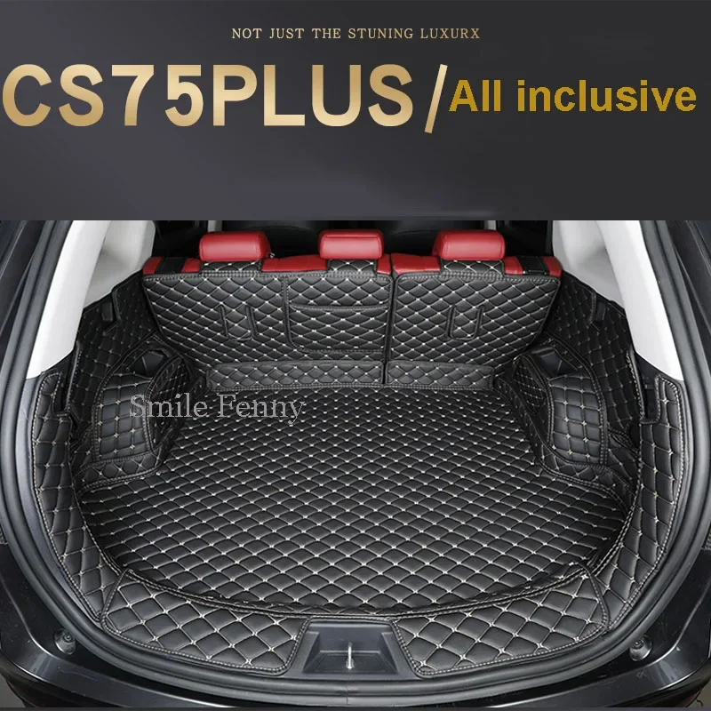 For Changan CS75 PLUS 2020-2023 Accessories Car Trunk Mats Cargo Liner Anti-Dirty Protective Cover Pads
