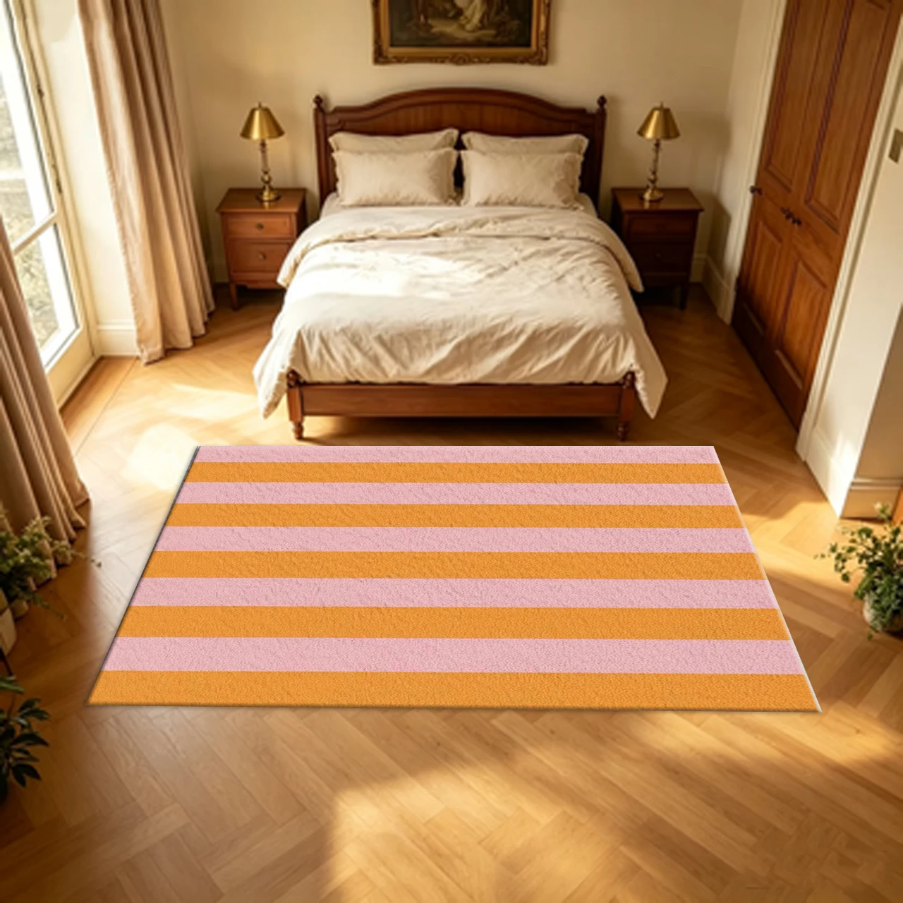 Tapete listrado horizontal em - Interior Design Um avaliação e preço