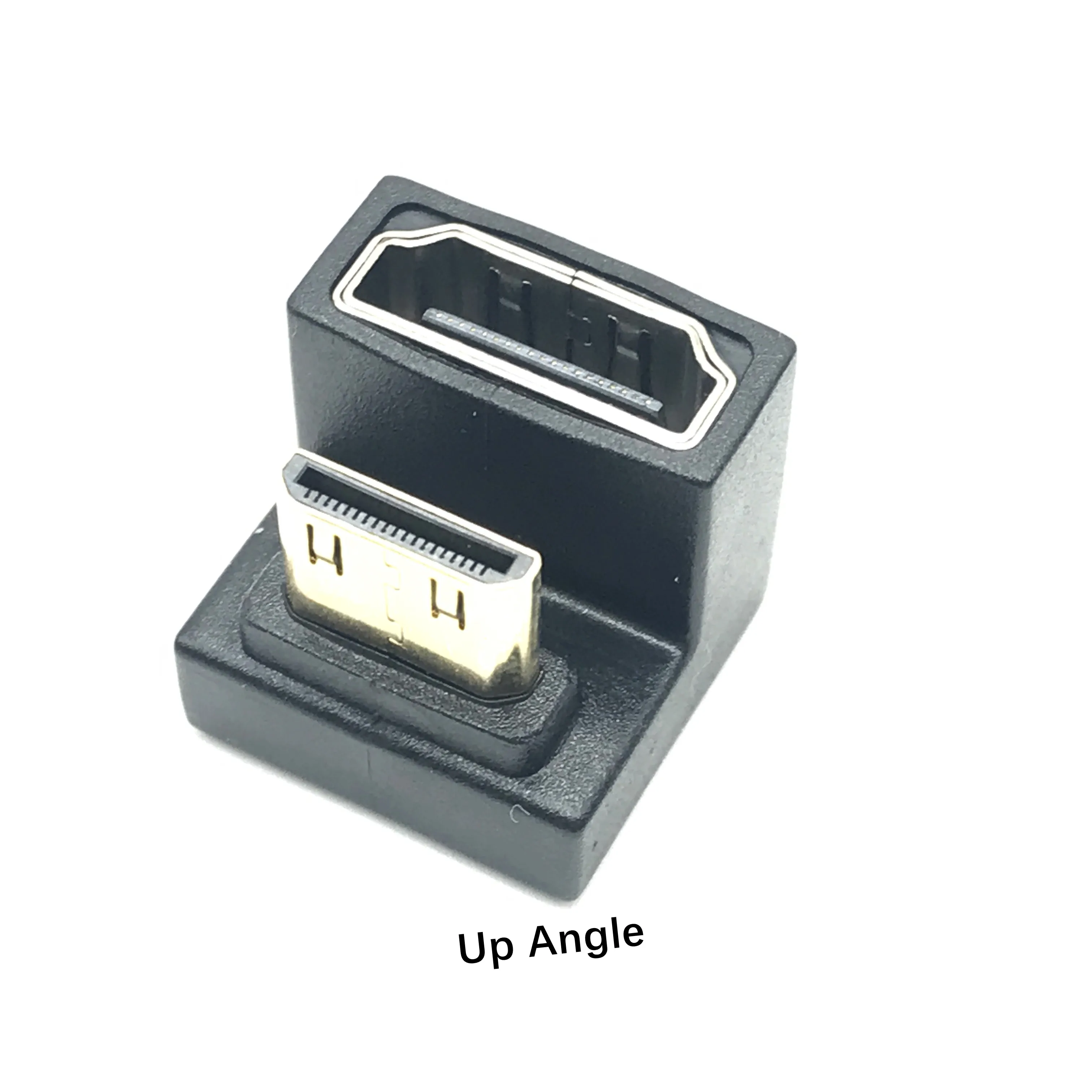 角度付きミニコンバーター360 °,ミニHDオス-HDMI,互換性2.1v,メス拡張4k 8k 60hzアダプター