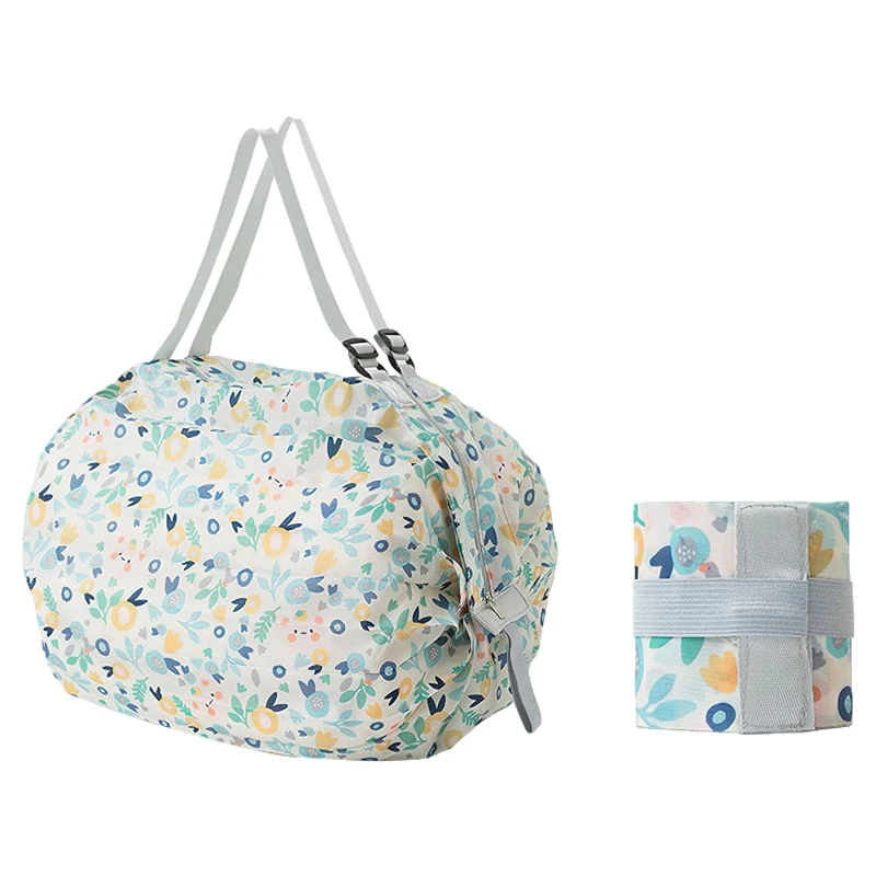 Faltbare Einkaufstasche, wasserdicht, für Reisen, tragbare Aufbewahrungstasche, Strandtasche, Supermarkt, Lebensmittelgeschäft, Einkaufstasche