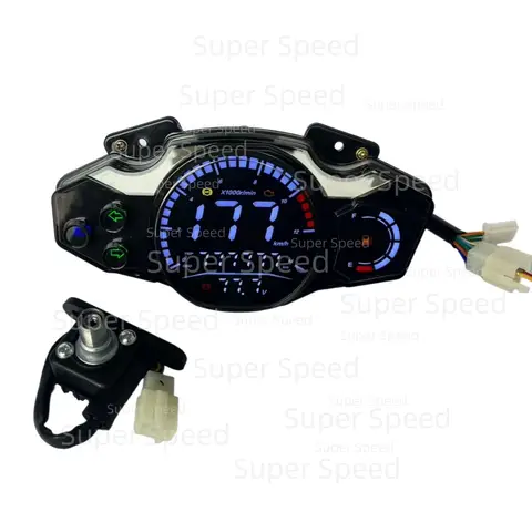 इटालिका Ws150 Ws 150 175 स्पोर्ट टैकोमीटर के लिए एलईडी स्पीडोमीटर मल्टी-फंक्शनल गेज मीटर डैशबोर्ड 8 best sales डब्ल्यूएस 150 - №3