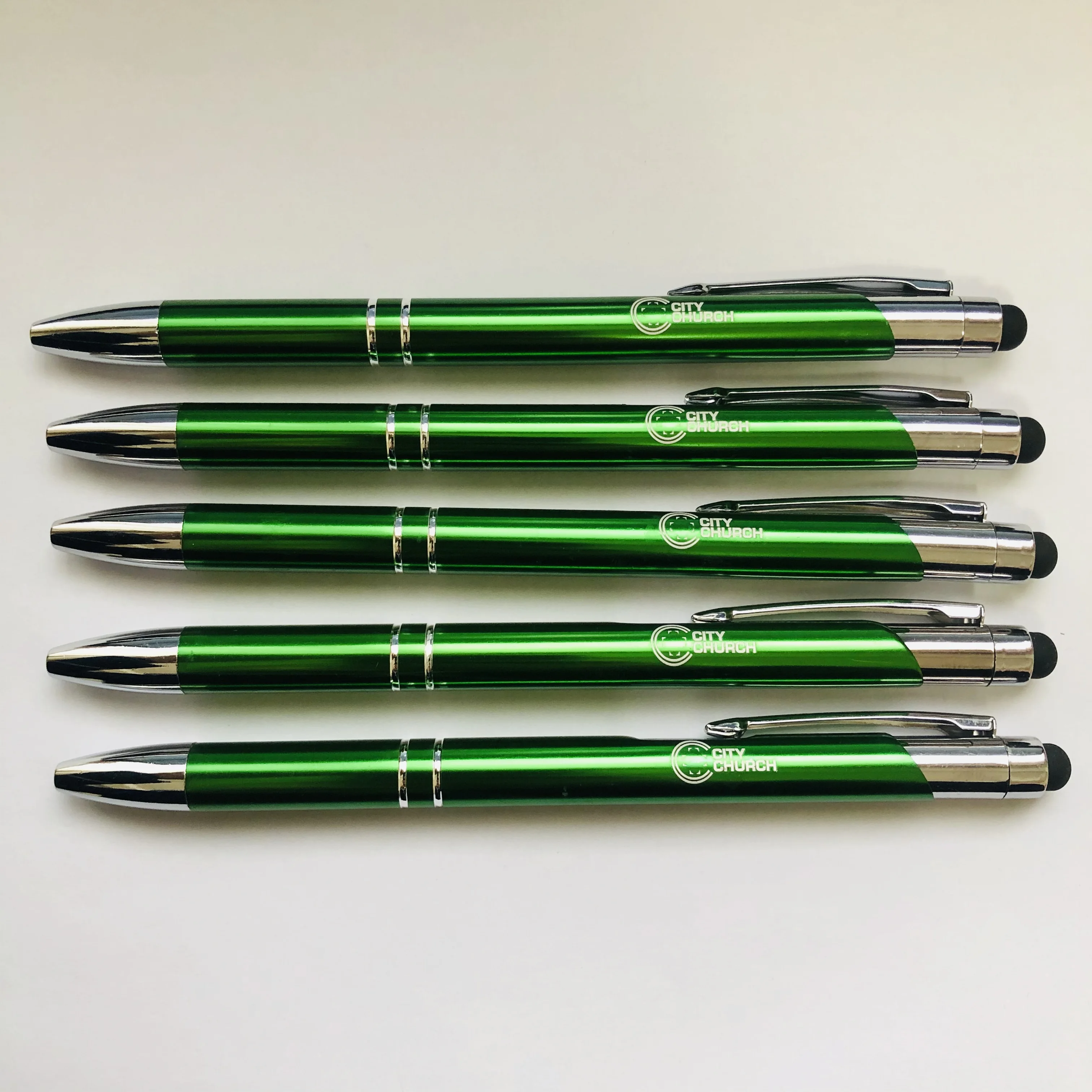 

Promotional dark green Metal Pens Custom Logo Luxury Ballpoint Customized Advertising Gift Metal Ball Pen Promotional with Logo