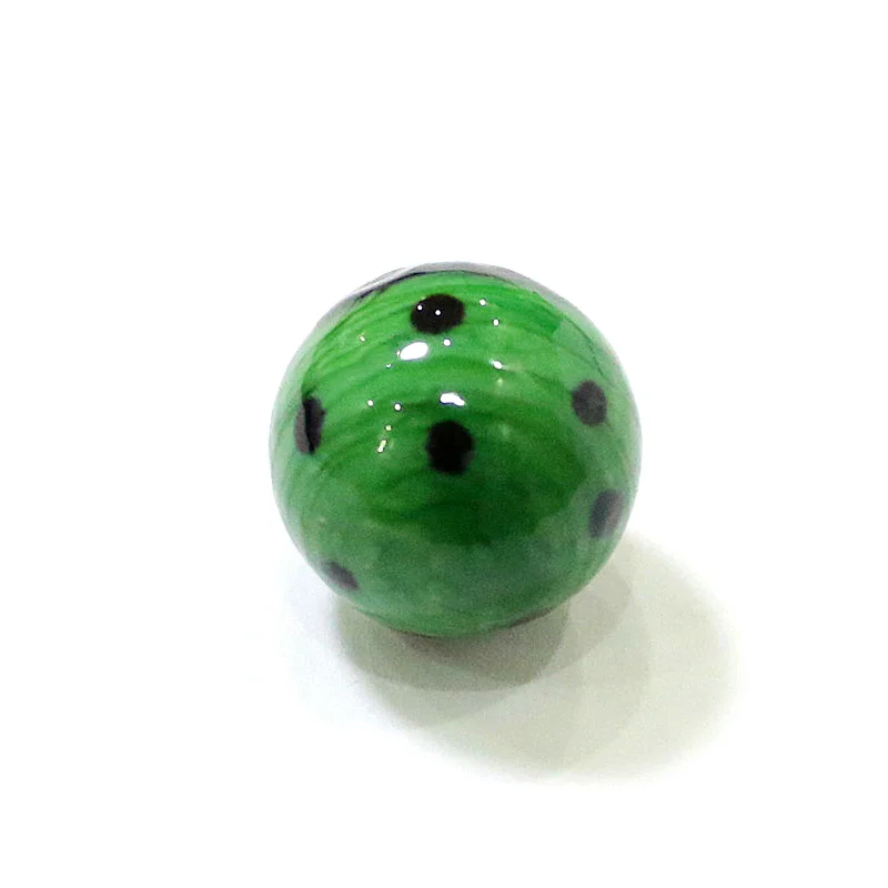 6Pcs 16MM Rare Glass Marbles Ball Creative Ladybug Bee Design Aquarium Home Vase Decor Holiday Party Xmas New Year Gift for Kids