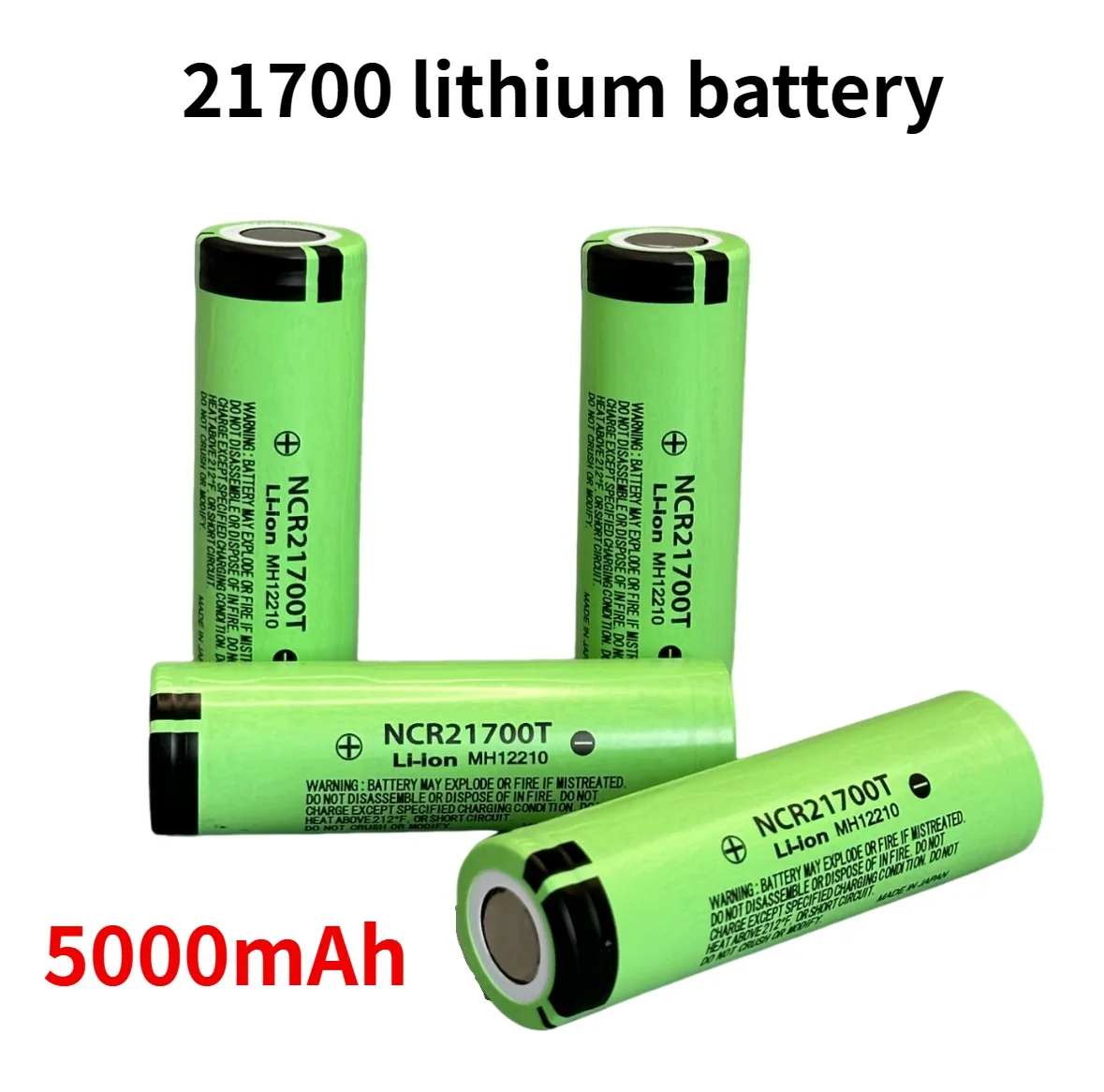 Panasonic NCR21700T akumulator litowo-jonowy 4800mAh 3.7 V 40A o wysokim rozładowaniu akumulator litowo-jonowy