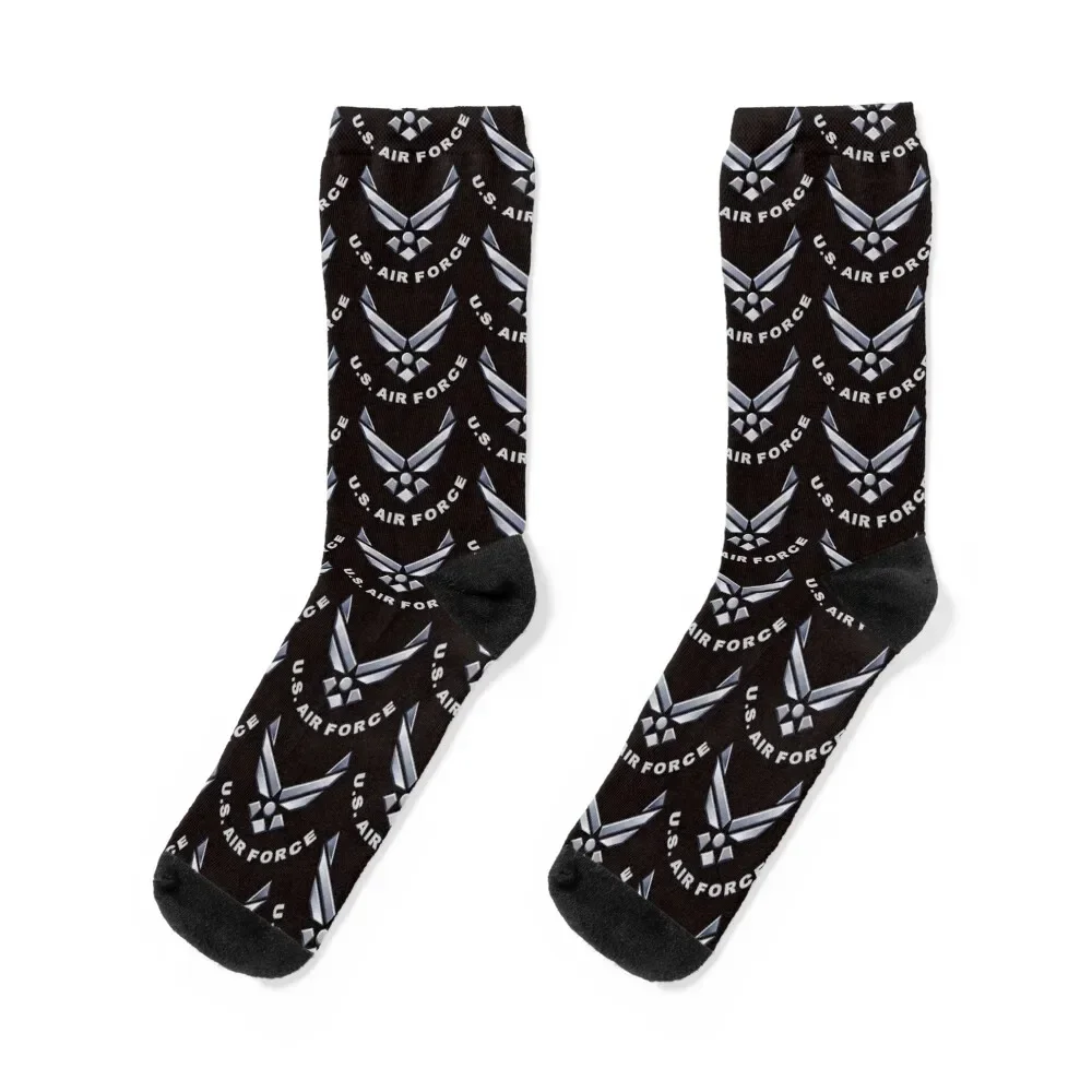

U. S. Air Force Symbol for Dark Colors Socks Stockings man anti-slip with print custom sports Socks Women Men's