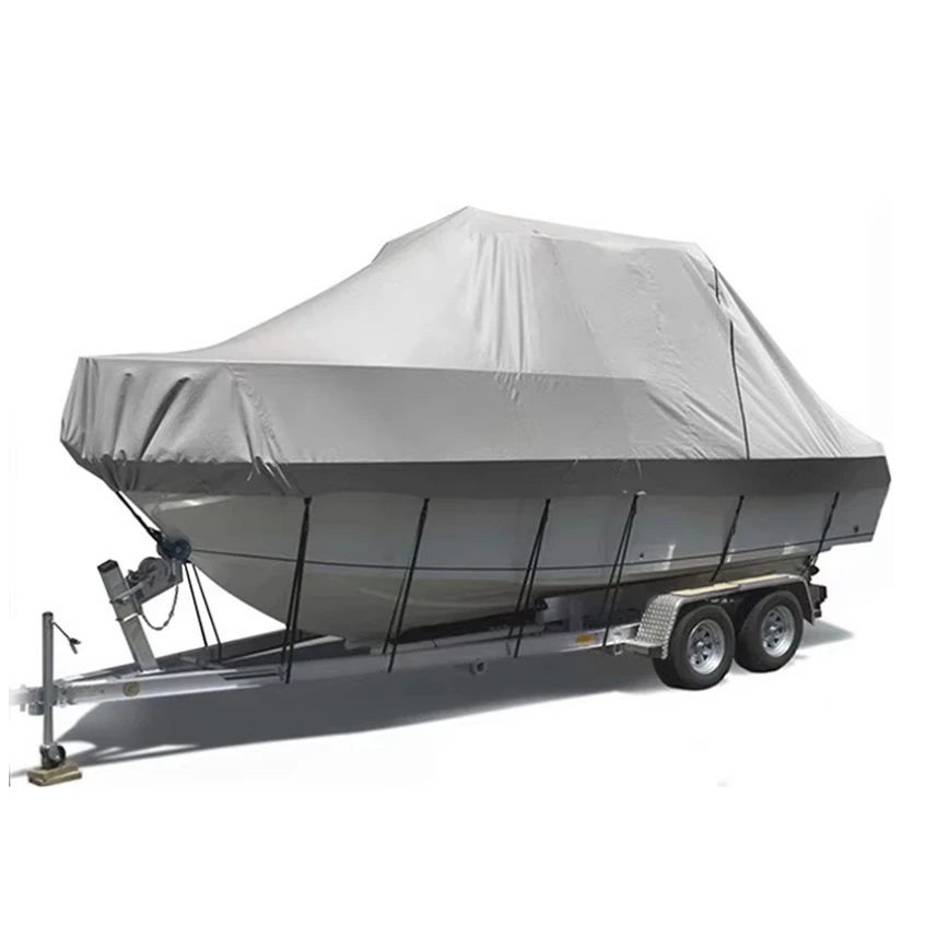 

Waterproof Dustproof UV Protection Oxford Trailerable Center Yacht Boat Cover