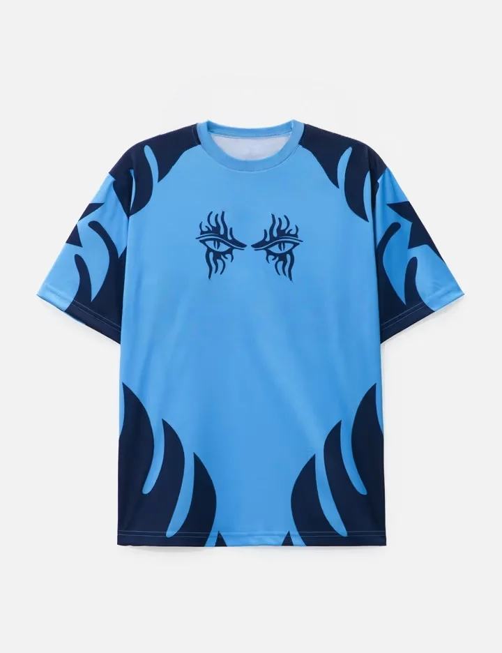 

Мужская мода, 3D цифровая печать, быстросохнущая, дышащая, для рыбалки, пеших прогулок, бега на открытом воздухе, фитнеса, с круглым вырезом, короткие рукава50