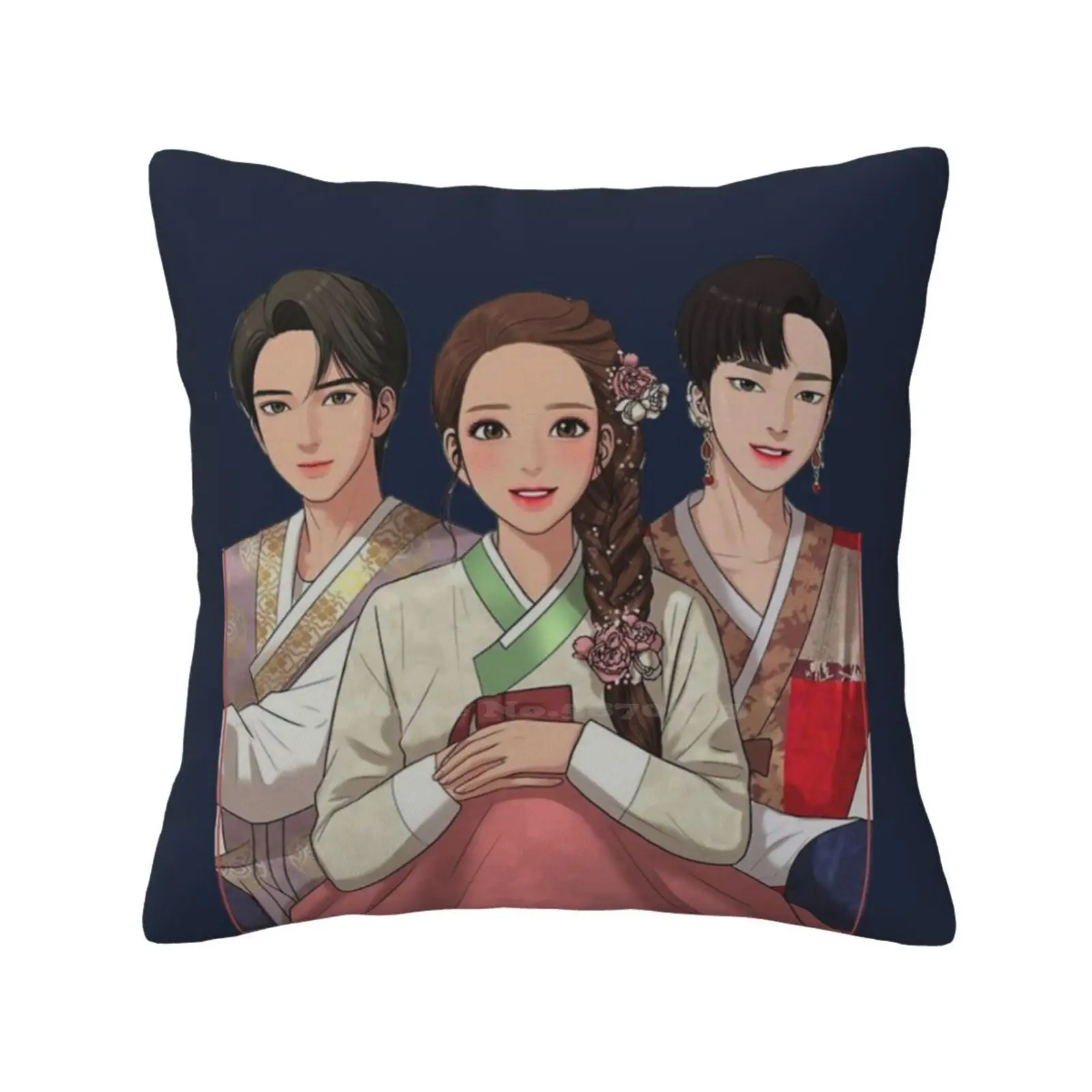 Jugyeon Lim , Suho Lee And Seojun Home Sofa Car Waist Throw Pillowcase Jugyeon Lim Webtoon Aiden Kim Suho Lee Seojun Han Seojun