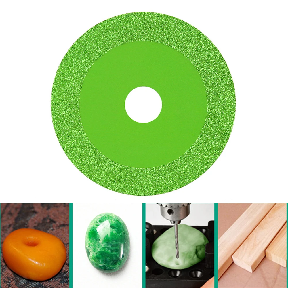 2-25pcs Glass Cutting Disc 100mm Ultra-thin Saw Blade Jade Crystal Wine Bottles Grinding Chamfering Cutting Blade Glass Cutting