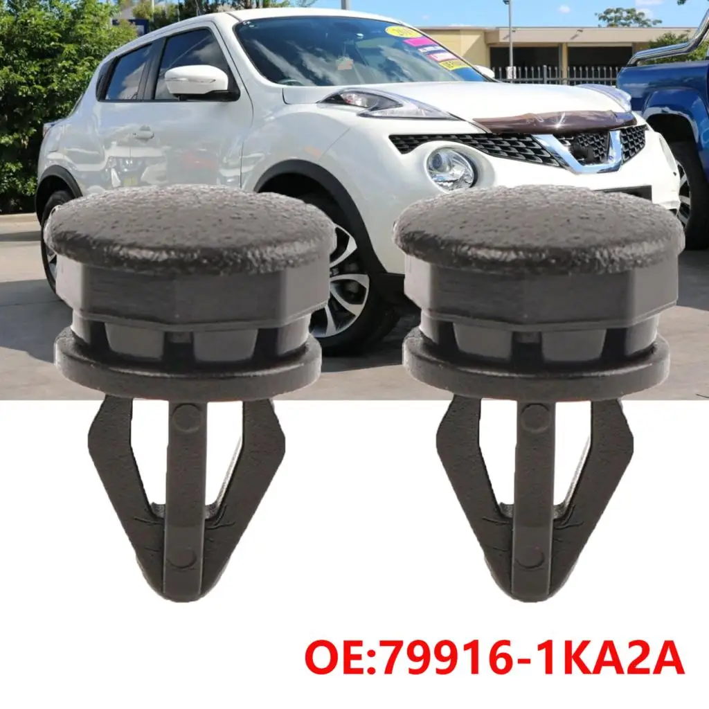 2Pcs For Nissan Juke F15 Parcel Shelf Hanger Button Shelves Interior Clips Luggage Bracket Trunk Bootlid fasteners 2010-2019