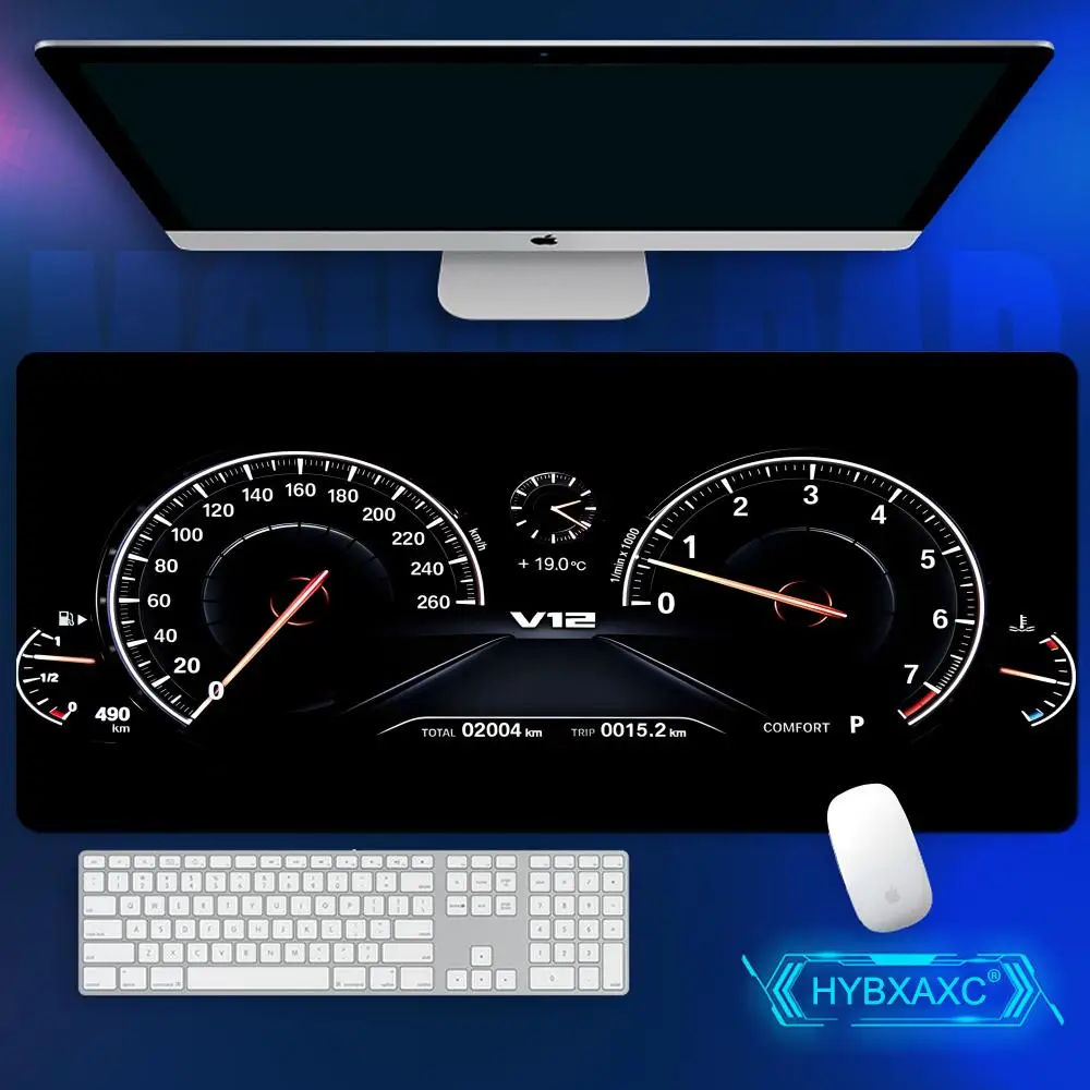 Car Dashboard Mouse Pad Large Computer Office Game Table Mats XXL Rubber Anti-slip Gaming Keyboard HYBXAXC Long Desk Pads