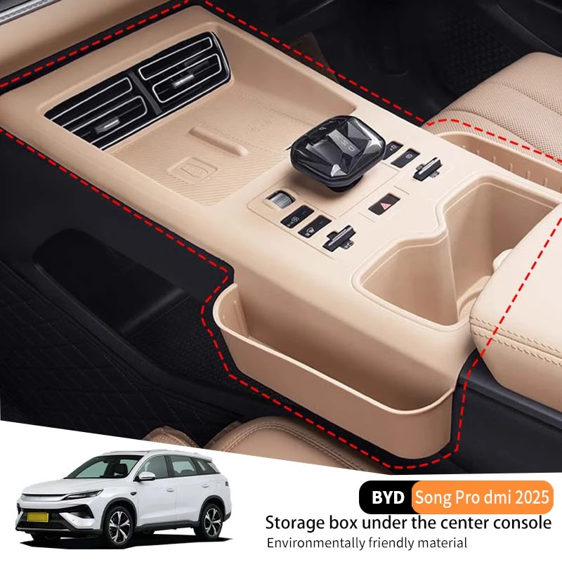 

For Byd Song Pro Dmi 2025 Car Central Control Panel Full Cover Silicone Pad Wireless Charging Cup Mat WaterProof Wear-resistant