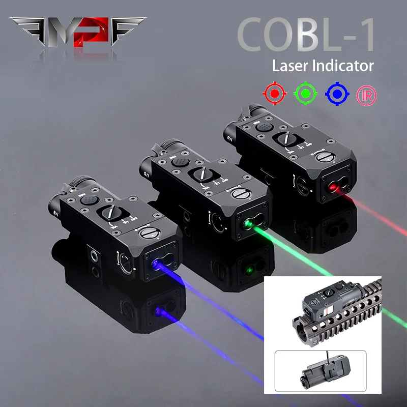 

WADSN Metal Tactical CQBL-1ini Red Dot Sight Aiming Green Blue Laser IR Strobe Hunting Airsoft high-powersighting telescope