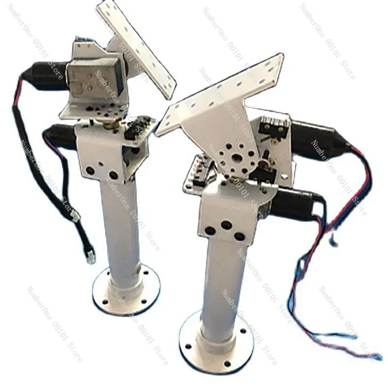 DC Dual Axis Pan Tilt Solar Tracking Monitor Robot With Large Load And High Torque All Metal X-Axis And Y-Axis Equipment