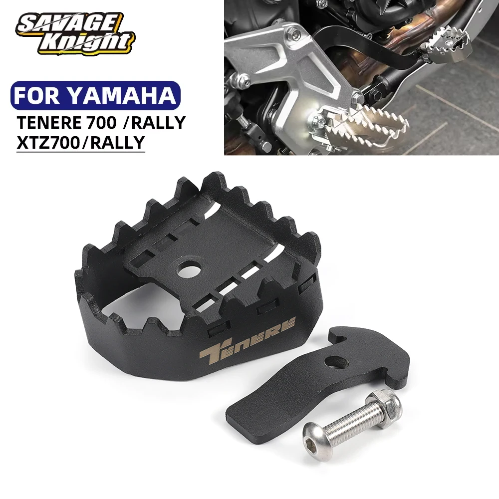 

FOR YAMAHA TENERE 700 Tenere700 XTZ 700 T700 Motorcycle Accessories Brake Lever Extension Pedal Step Tip Plate Enlarge Extender