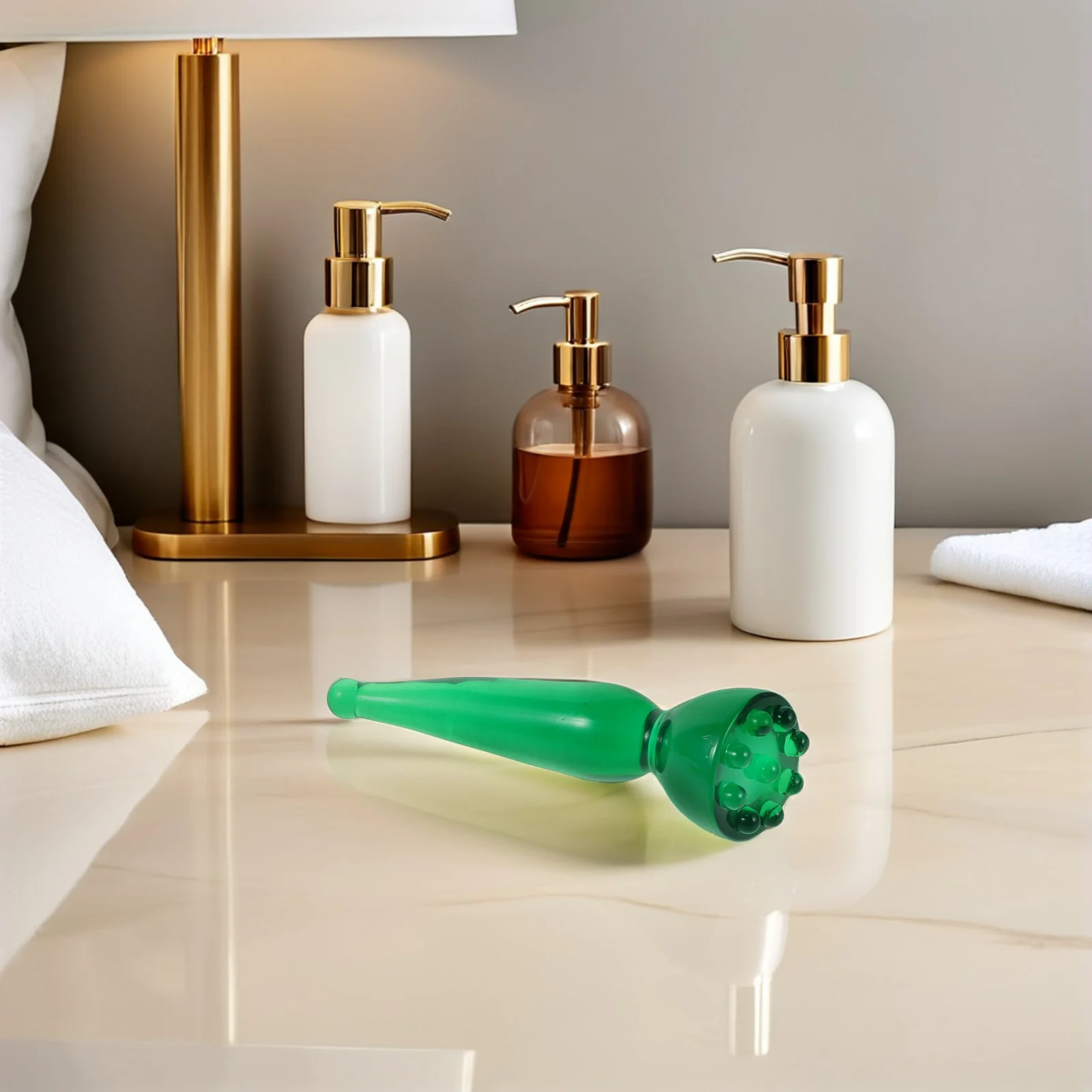 

2 шт., массажная палочка для акупрессуры из смолы, уникальная форма, эргономичная ручка для лица, глаз, кожи головы, триггерная точка для глубоких тканей, всего тела