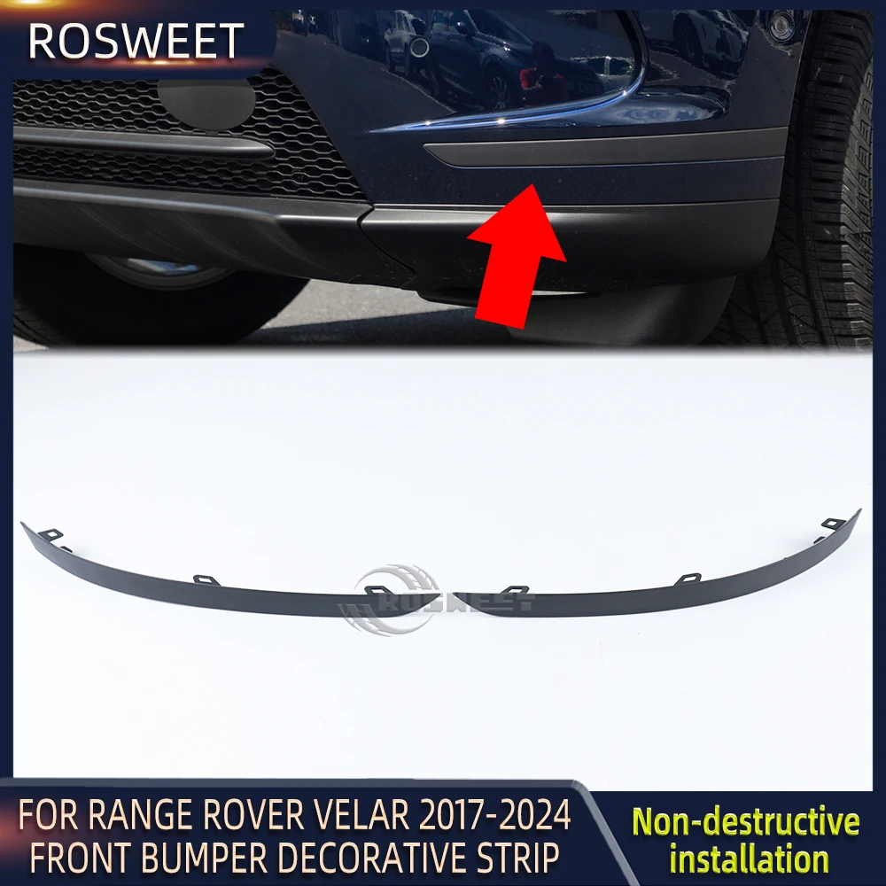 For Land Rover Range Rover Velar Low Configuration Version 2017-2024 L560 Car Front Bumper Side Lower Cover Trim Accessories