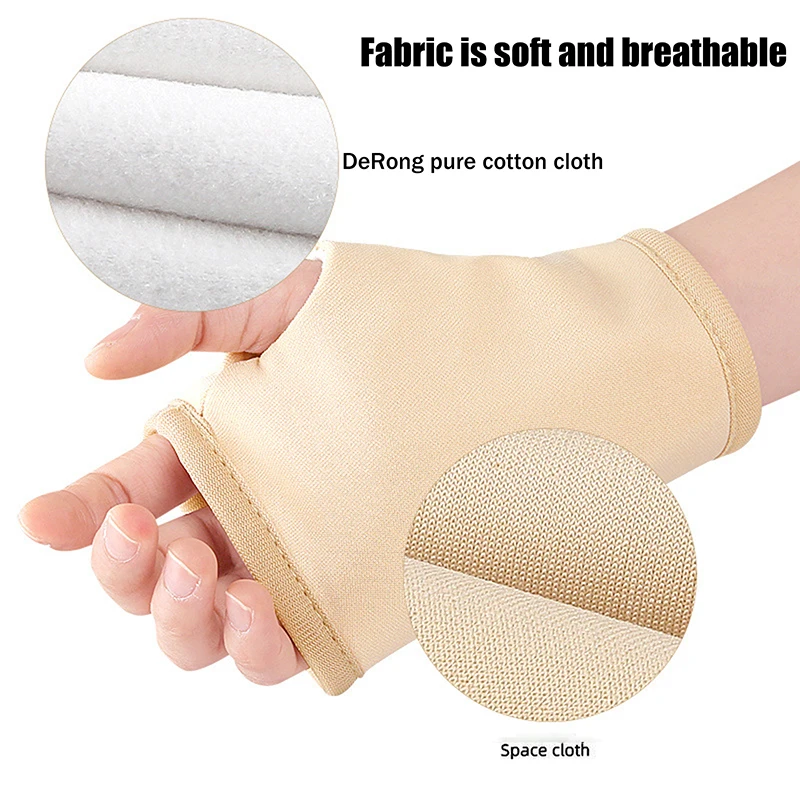 Wiederverwendbares Rizinusöl-Pack mit verstellbarem elastischem Band, atmungsaktive Kompressionspads für Hand, Bein und Fuß, Körperpflege, Rizinusöl-Wickel, Unisex – Detail 3