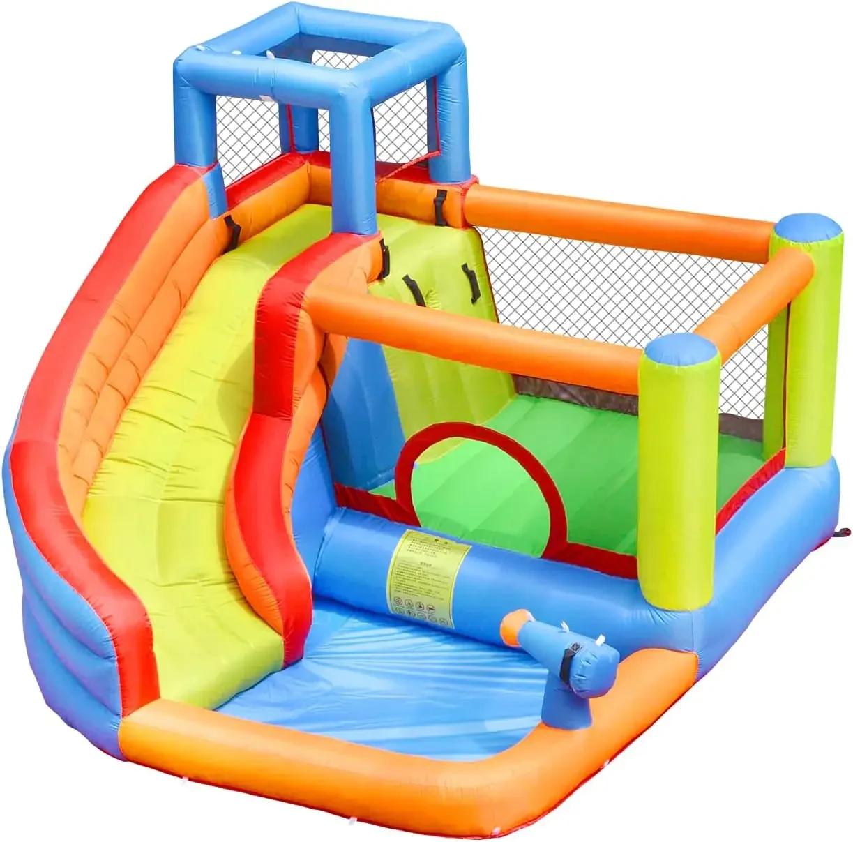 

Inflatable Bounce House with Slide,Inflatable Water Slide for Big Kids, Bouncy House Water Park Combo for Kids Outdoor Party