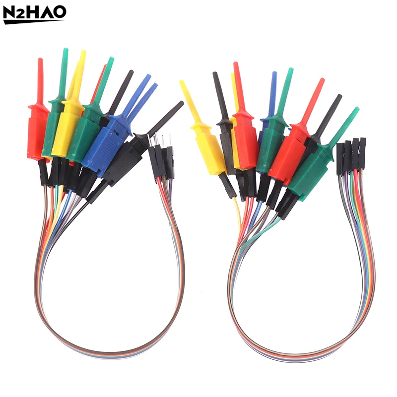 الملونة 20 سنتيمتر عالية الكفاءة اختبار هوك كليب المنطق محلل كابل القابض التحقيق اختبار المشبك عدة لرقائق دبابيس ربط اختبار