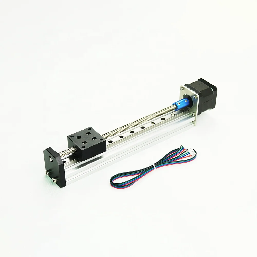 

BACHIN Nema 17 Stepper Motor 300mm Effective Length Rail way CNC Screw Slide Linear Guide Motion Module