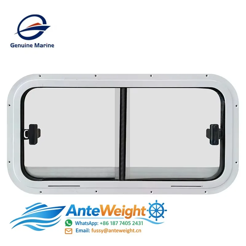 Marine Waterproof Aluminum Fixed Windows Fireproof Sliding Deck Windows Watertight Hatch for Boat Yacht
