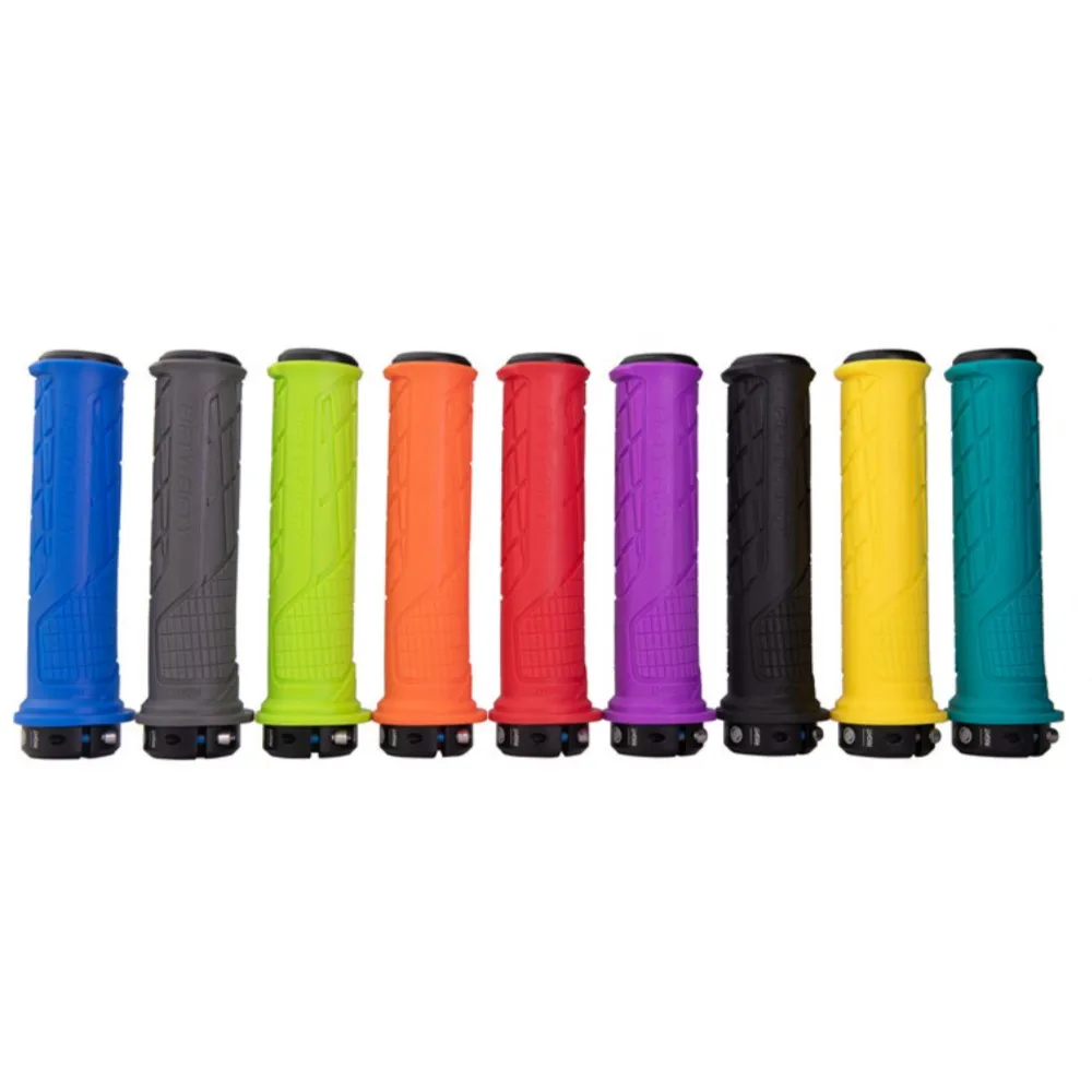 FIFTY-FIFTY MTB Bicycle Grips Custom Rubber Compound Single lock Handlebar Grips Shock-absorbing Soft Bike Grips